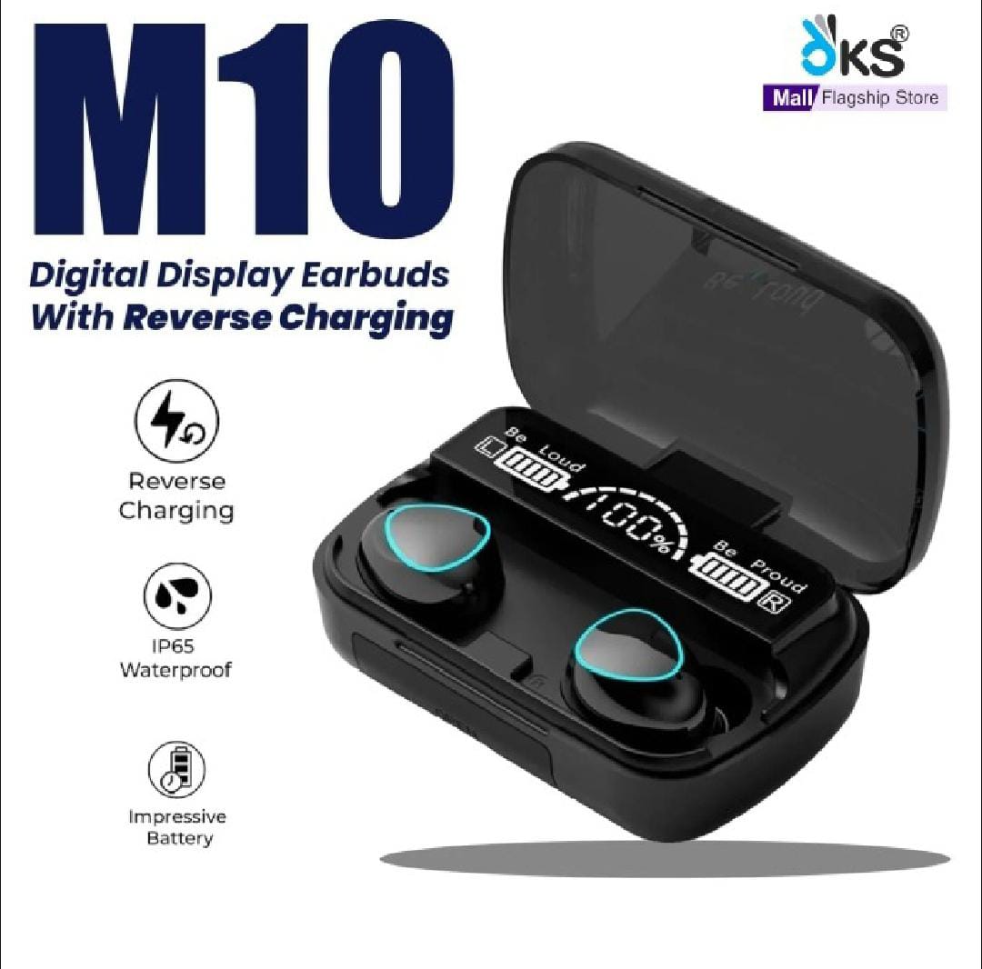 M10 TWS Wireless Earbuds – Bluetooth 5.0 Earbuds with HD Sound