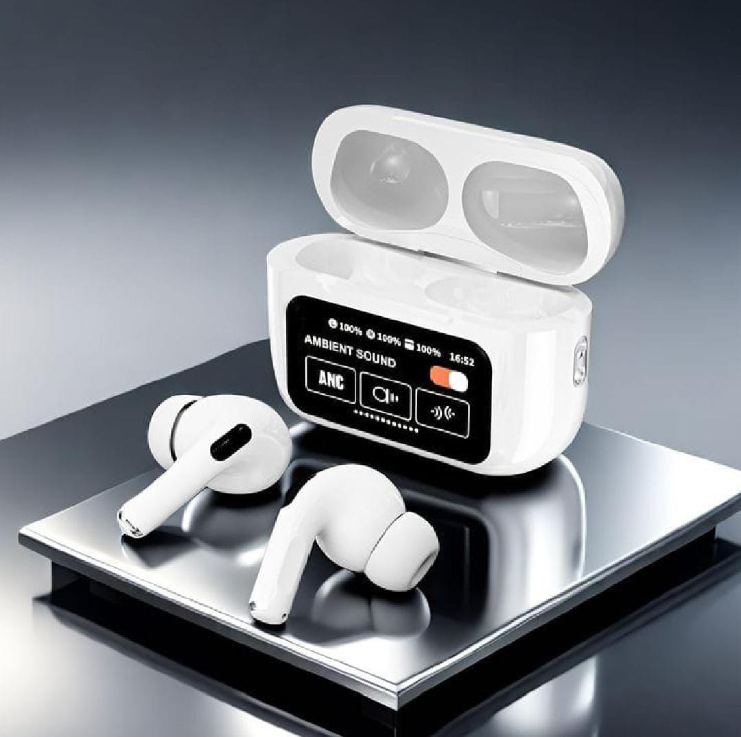 A9 Pro TWS Wireless Earbuds – Bluetooth 5.3 with HD Sound and Noise Cancellation