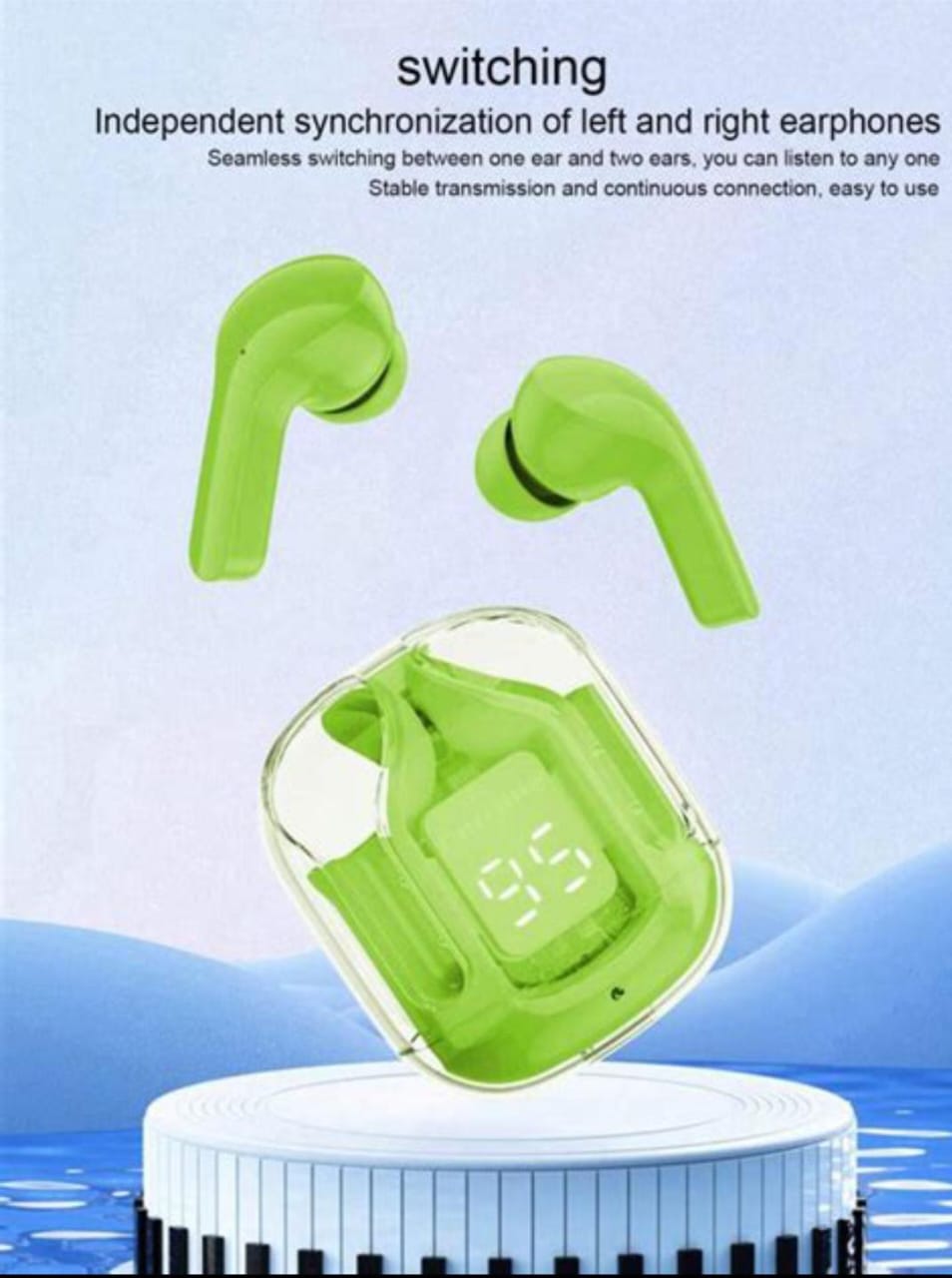 Air31 TWS Wireless Earbuds – Transparent Bluetooth 5.3 Earbuds