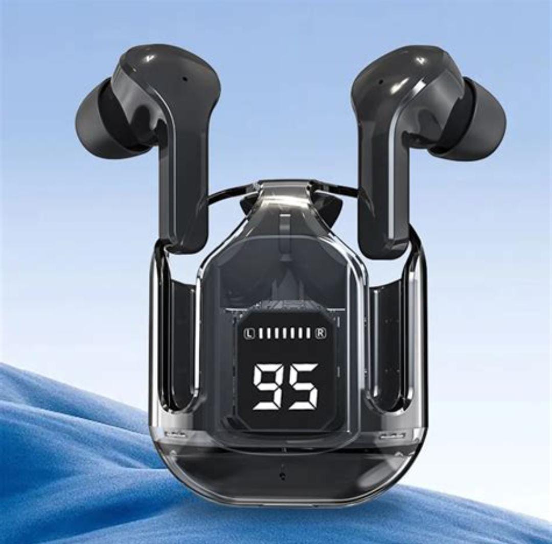 Air31 TWS Wireless Earbuds – Transparent Bluetooth 5.3 Earbuds