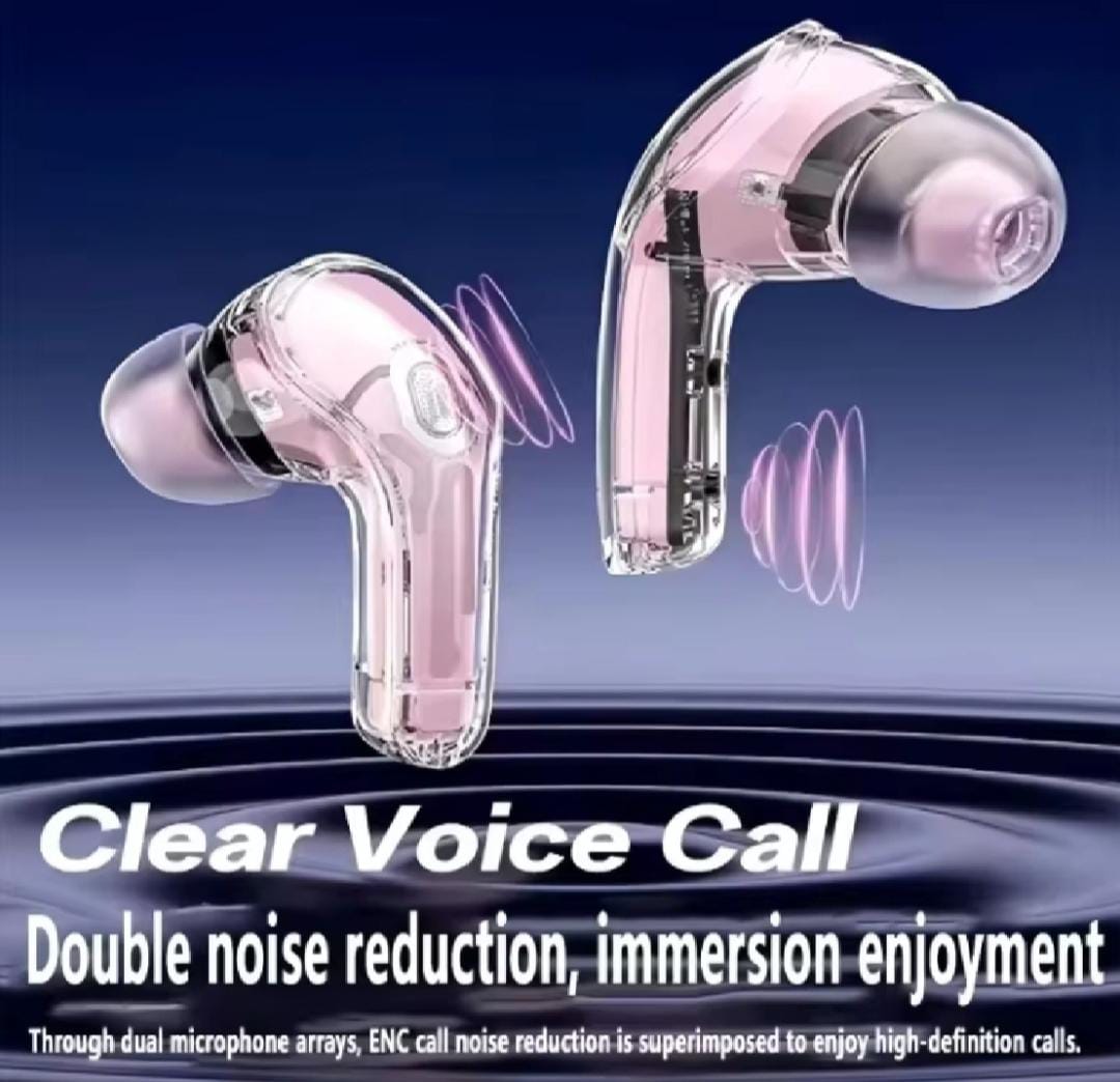 Air39 TWS Wireless Earbuds – Transparent Bluetooth 5.3 Earbuds