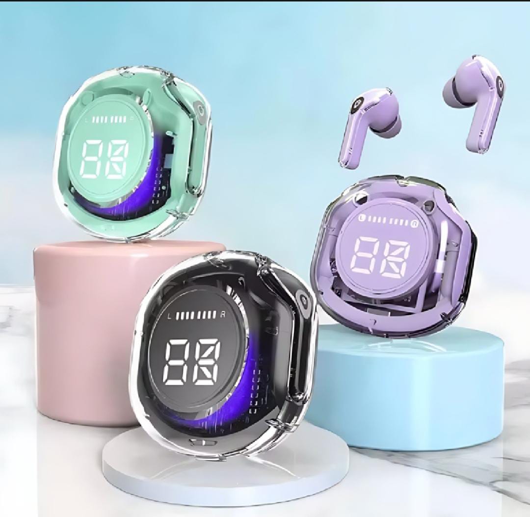 Air39 TWS Wireless Earbuds – Transparent Bluetooth 5.3 Earbuds